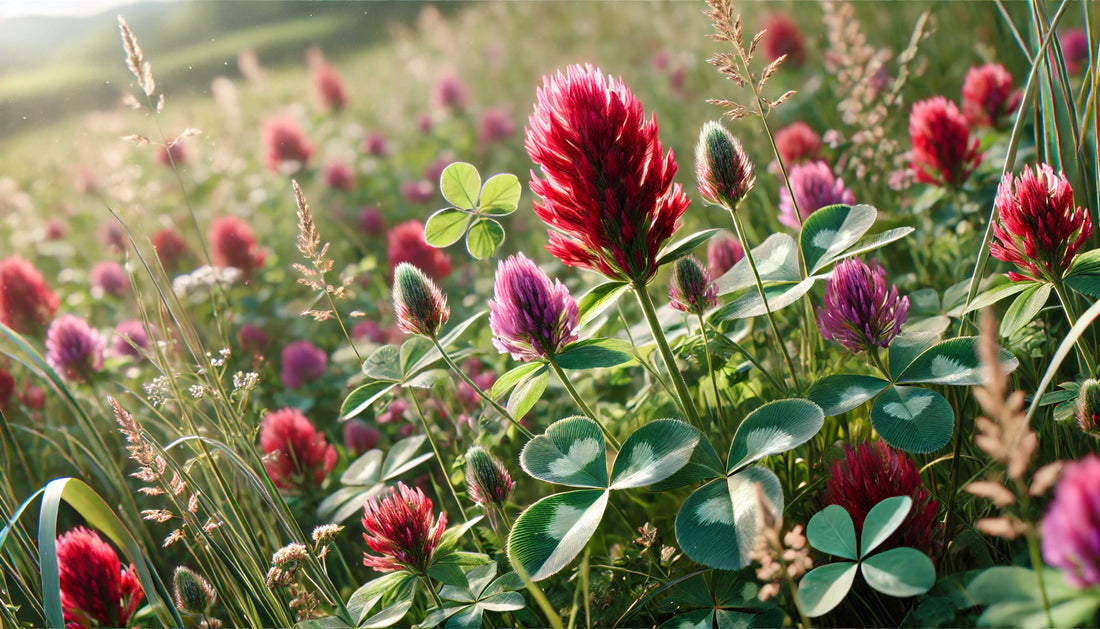 The Power of Red Clover: A Natural Aid for Menopause, Hormonal Harmony, wellness and Healthy Skin.
